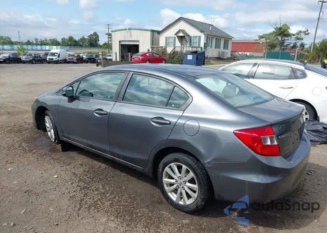 2012 Honda Civic Ex из США, поврежденный, VIN 19XFB2F87CE362822